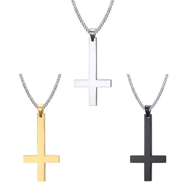 Upside Down Cross Necklace